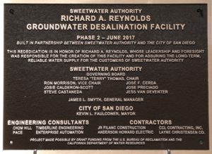 SWA Desal Plaque